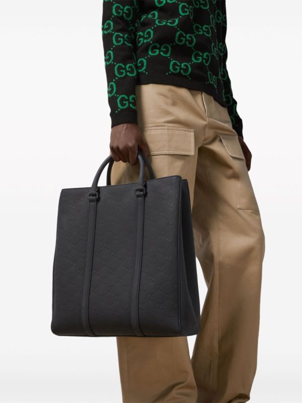 Gucci GG Supreme-debossed tote bag - Image 3