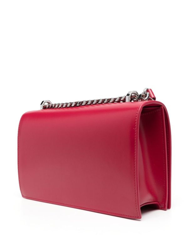 Alexander McQueen The Biker Jewelled leather crossbody bag - Image 3