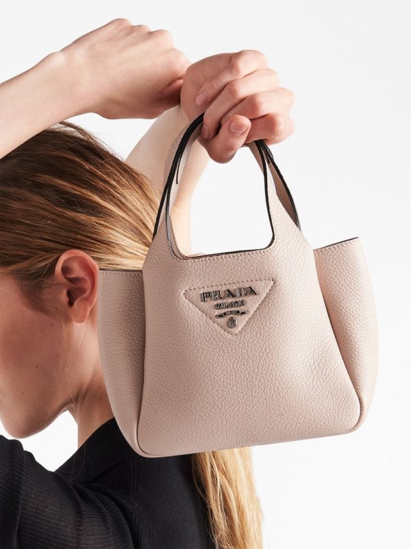 Prada logo-plaque tote bag - Image 3
