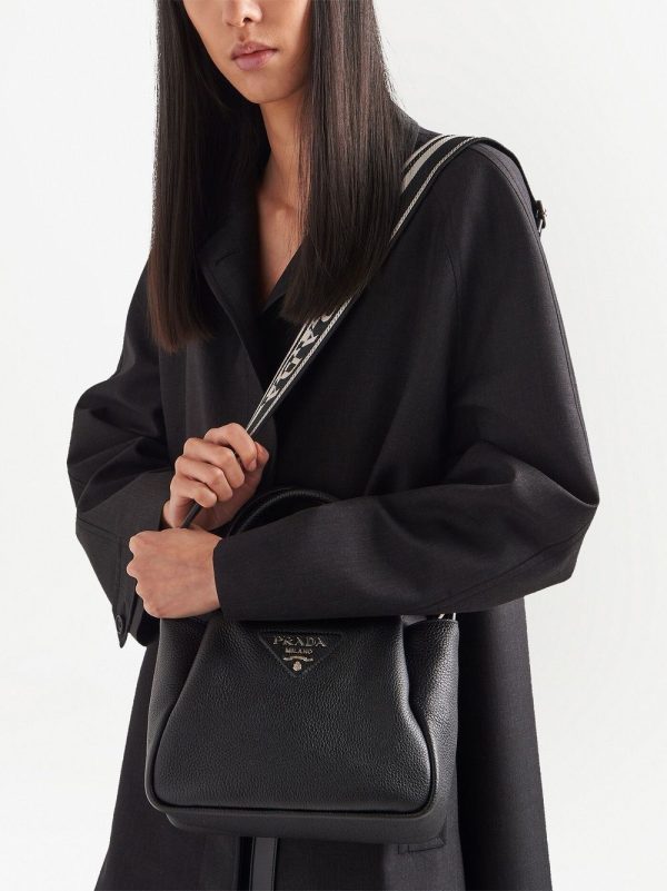 Prada logo-lettering top-handle bag - Image 3