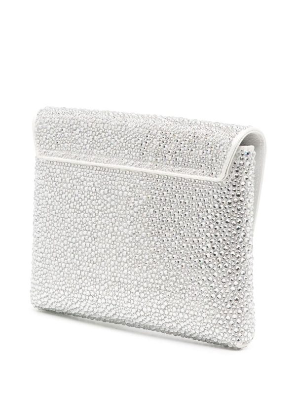 Versace La Medusa crystal envelope clutch - Image 3