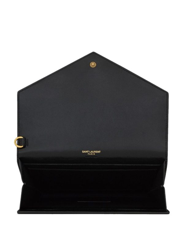 Saint Laurent Monogram plaque clutch bag - Image 2