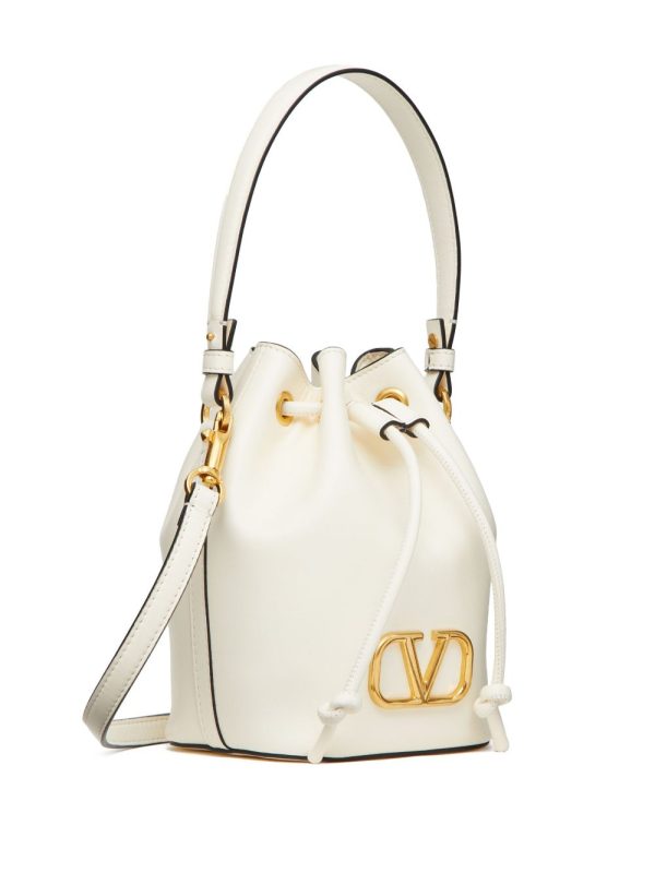 Valentino Garavani mini VLogo Signature leather bucket bag - Image 3