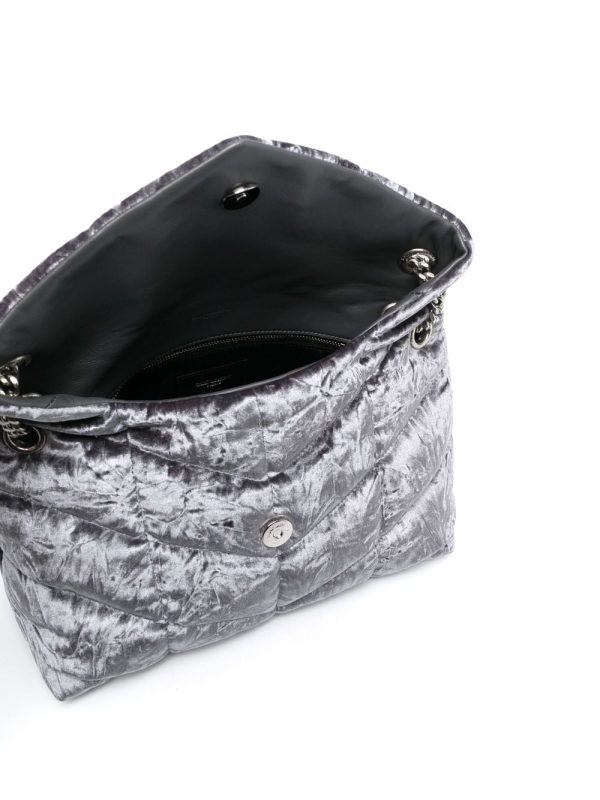 Saint Laurent small Loulou velvet shoulder bag - Image 4