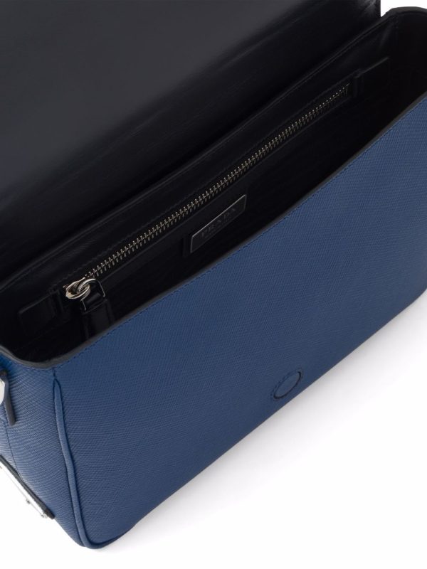Prada logo-embossed Saffiano leather bag - Image 4