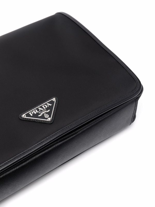 Prada Re-Nylon logo-plaque messenger bag - Image 4