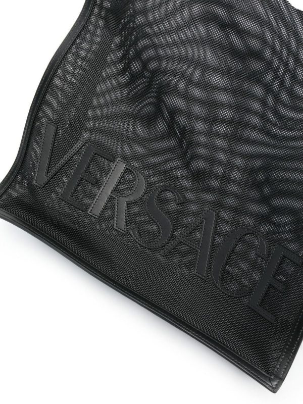 Versace Shopper logo-embellished tote bag - Image 4