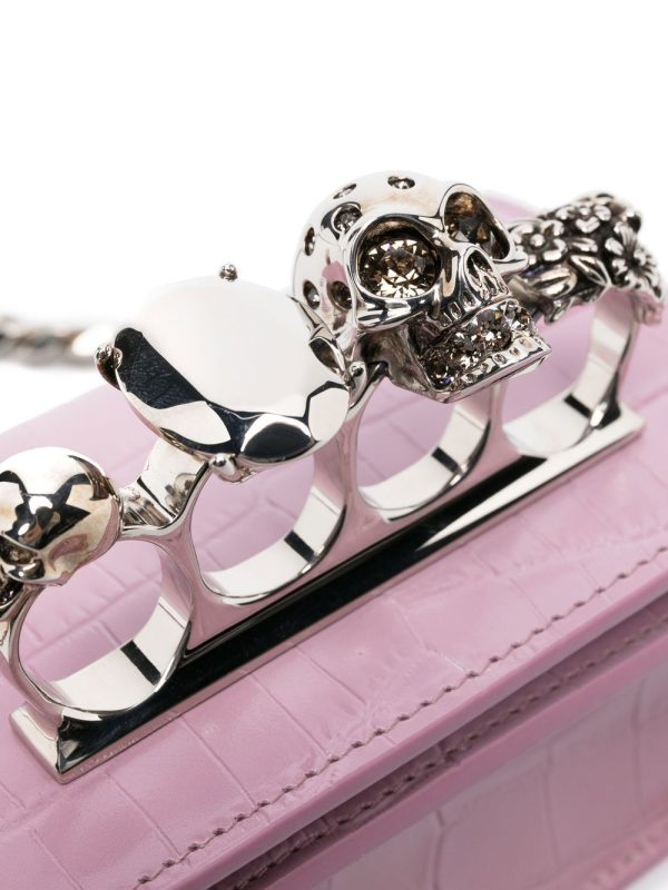 Alexander McQueen four-ring detail crossbody bag - Image 3