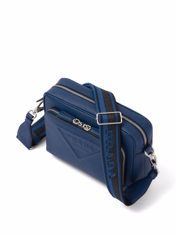 Prada logo-embossed Saffiano leather bag - Image 4