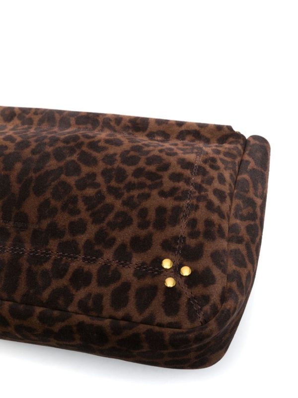 Jérôme Dreyfuss Clap L leopard-print clutch bag - Image 4