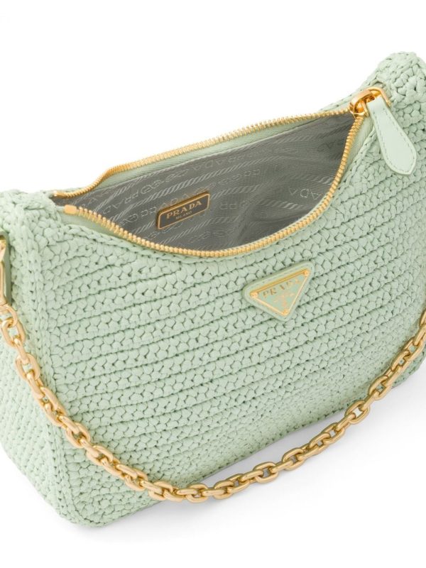 Prada Re-Edition 2005 crochet-knit shoulder bag - Image 4