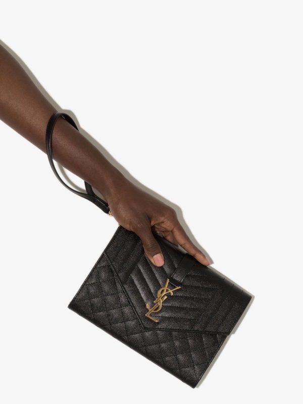 Saint Laurent Monogram envelope clutch bag - Image 4