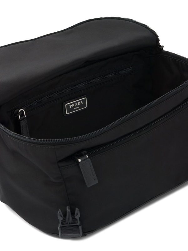 Prada logo plaque shoulder bag - Image 4