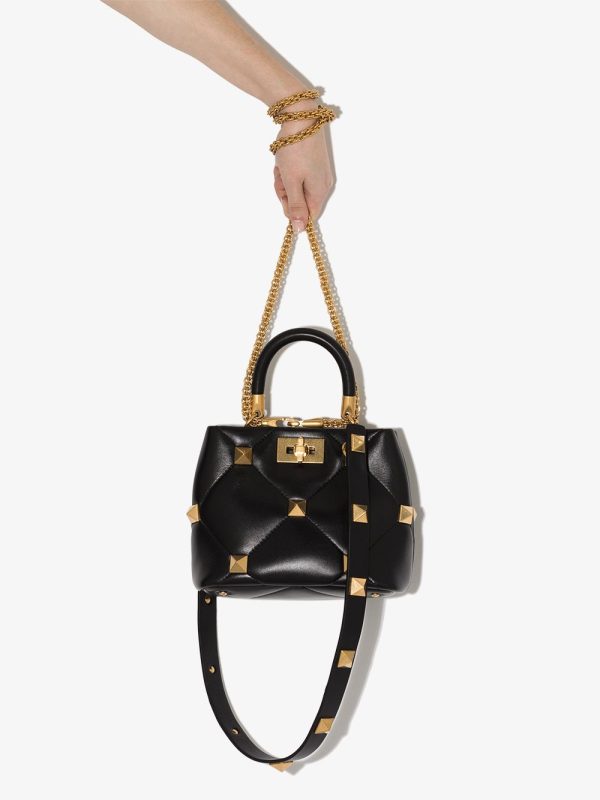 Valentino Garavani small Roman Stud The Handle shoulder bag - Image 4