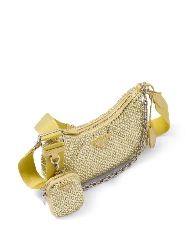 Prada Re-Edition 2005 crystal-embellished shoulder bag - Image 4