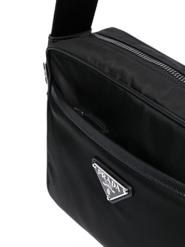Prada logo-plaque messenger bag - Image 4