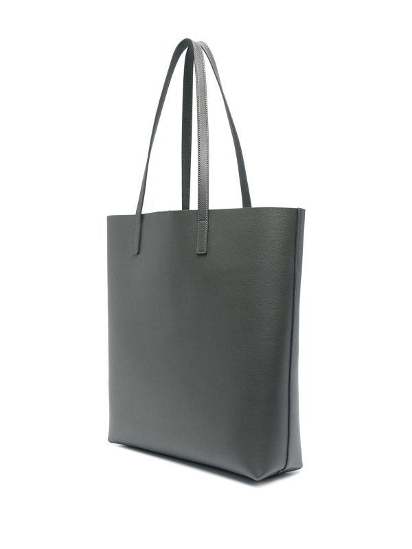 Saint Laurent logo-stamp leather tote bag - Image 4
