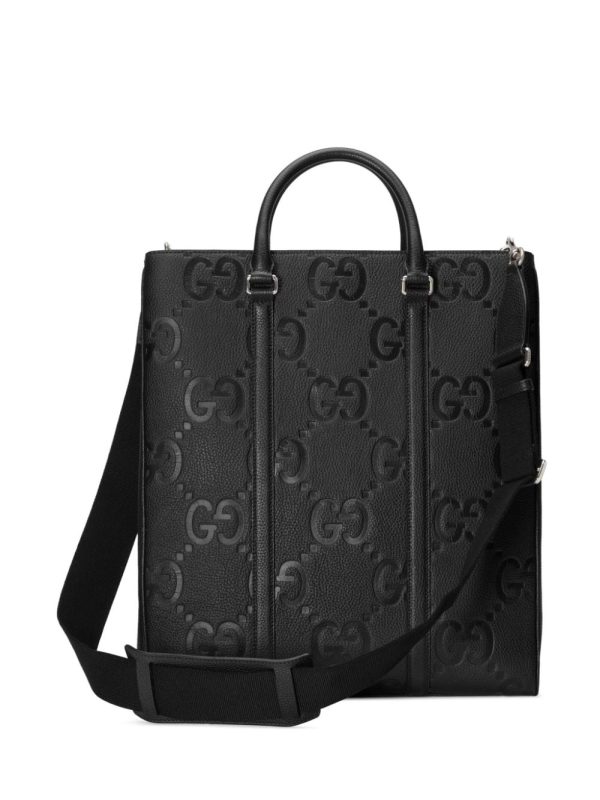 Gucci medium Jumbo GG leather tote bag - Image 4