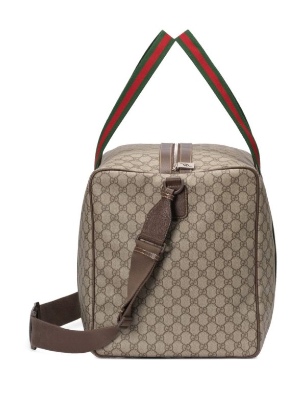 Gucci large GG Supreme leather holdall - Image 4