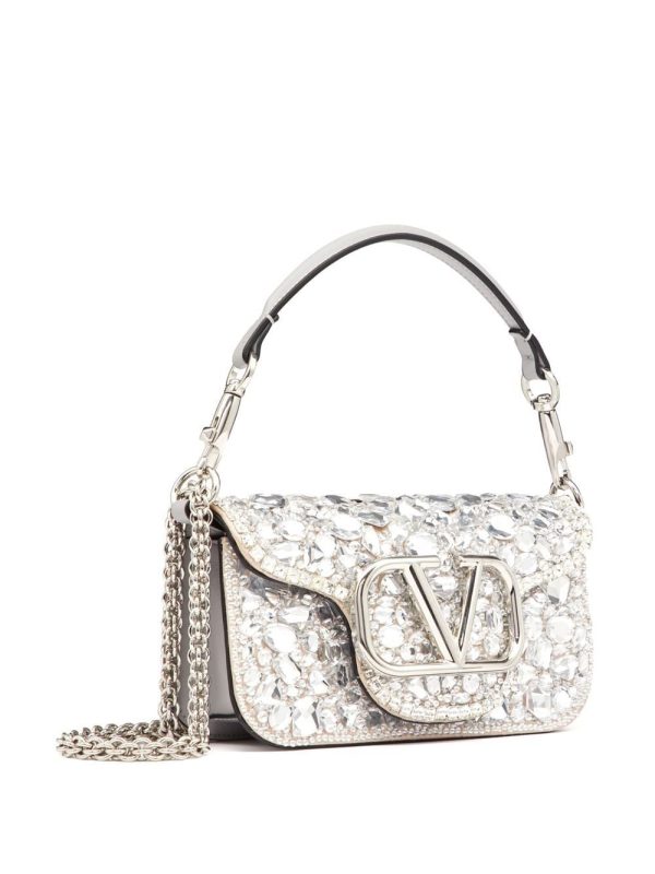 Valentino Garavani crystal-embellished shoulder bag - Image 4
