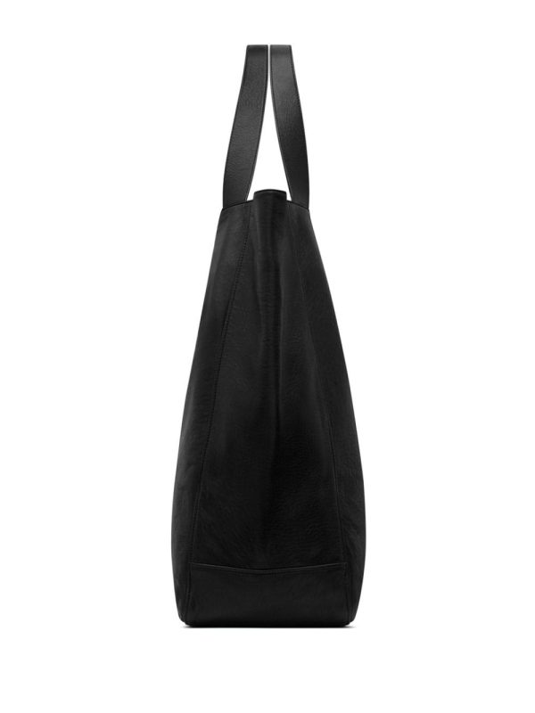Saint Laurent logo-patch tote bag - Image 4