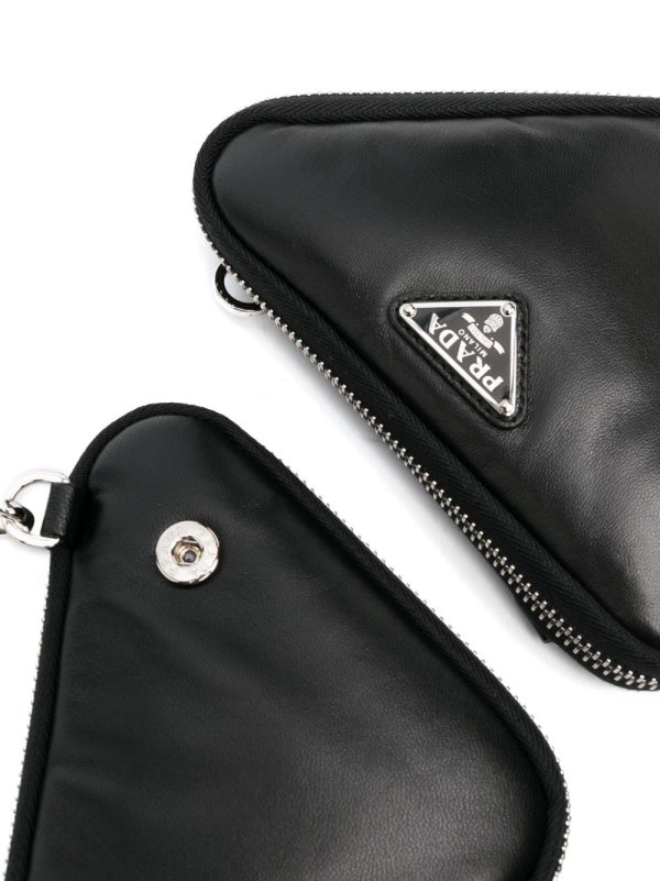Prada nappa triangle mini bag - Image 4