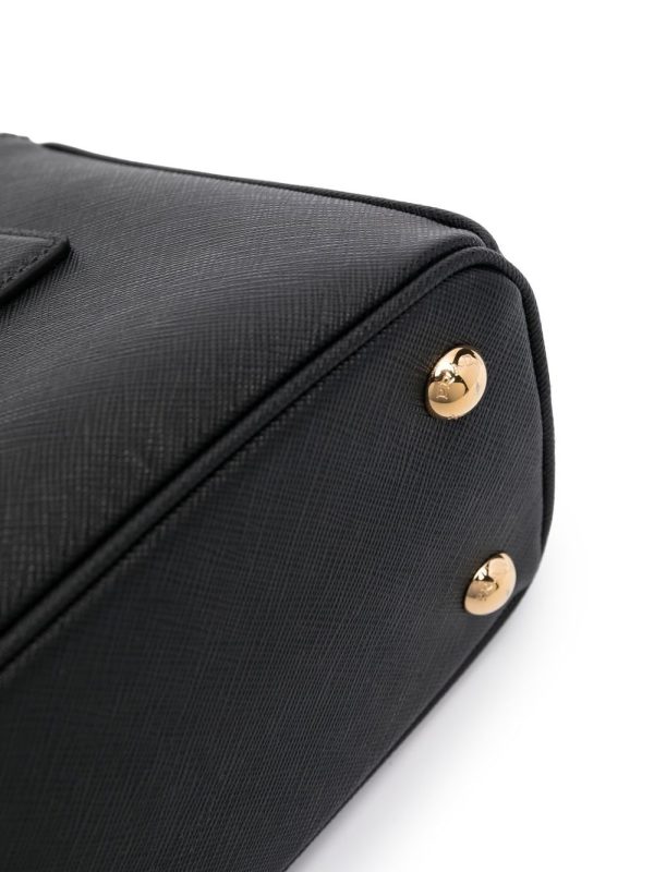 Prada logo-plaque tote bag - Image 4