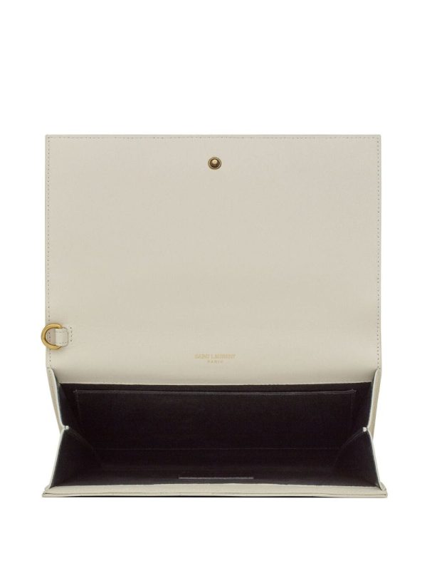 Saint Laurent Cassandre quilted leather clutch bag - Image 3