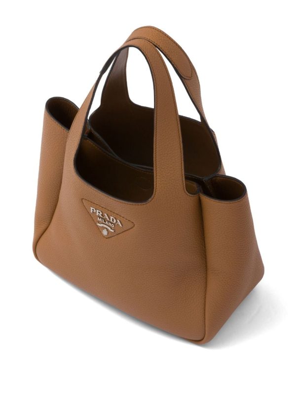 Prada logo plaque tote bag - Image 4