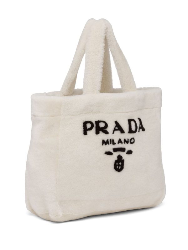Prada shearling tote bag - Image 4