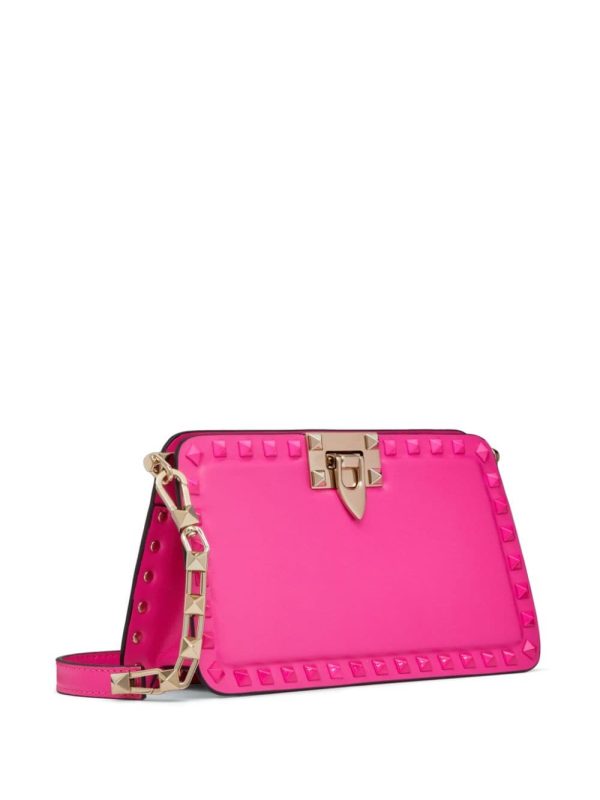 Valentino Garavani Rockstud leather clutch bag - Image 3
