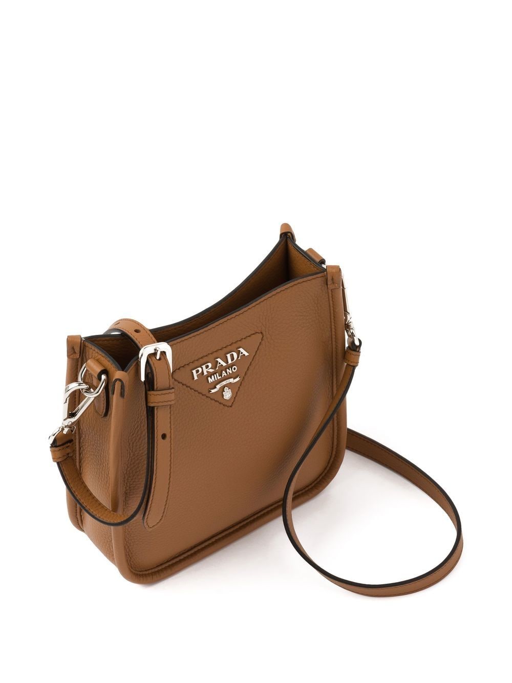 Prada mini logo-plaque shoulder bag - Image 4