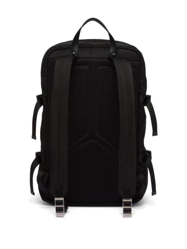 Prada Re-Nylon Saffiano leather backpack - Image 4