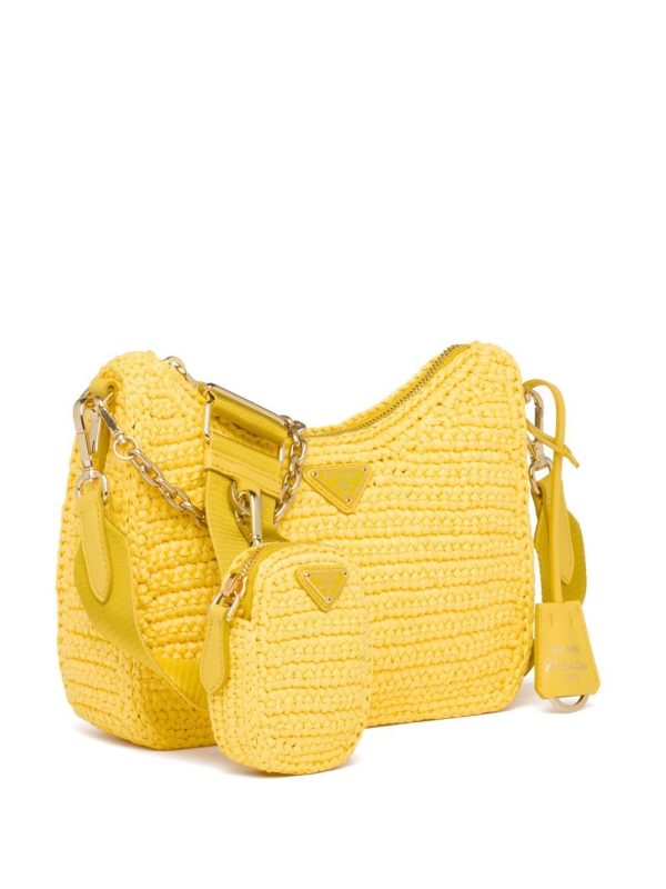 Prada Re-Edition 2005 crochet-knit shoulder bag - Image 4