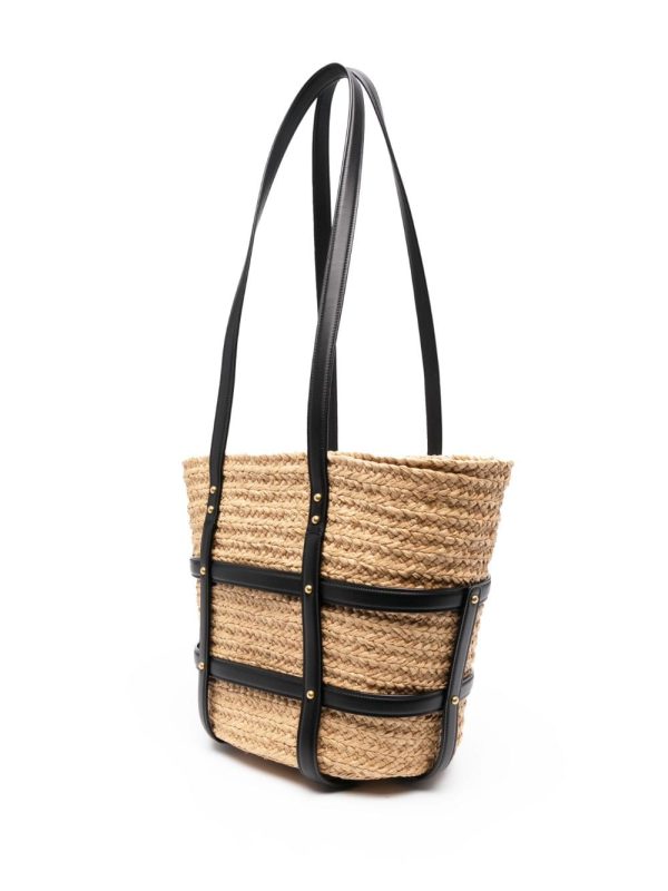 Saint Laurent Panier woven tote bag - Image 4