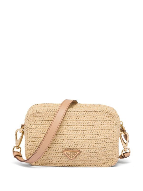Prada raffia shoulder bag - Image 4