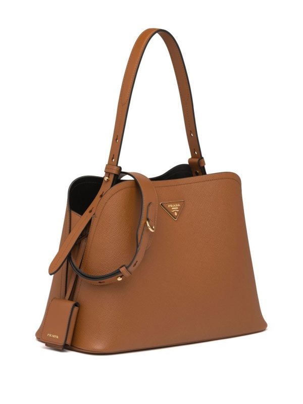 Prada large Matinee leather handbag - Image 4