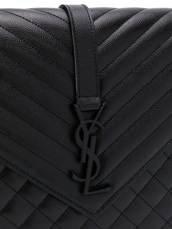 Saint Laurent Envelope quilted shoulder bag - Image 3