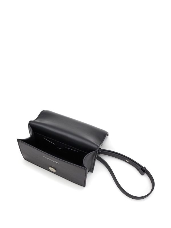 Alexander McQueen crystal-embellished leather mini bag - Image 3