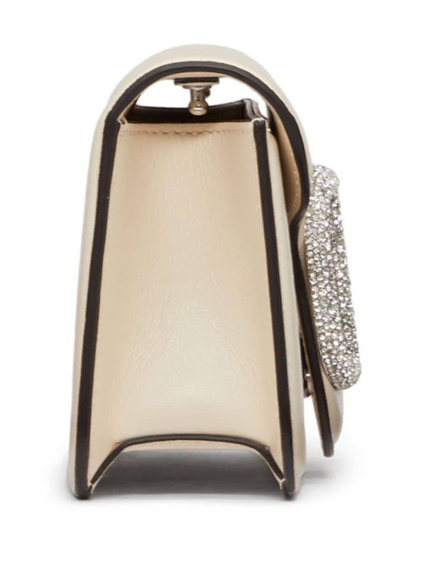 Valentino Garavani small Locò crystal-embellished shoulder bag - Image 4