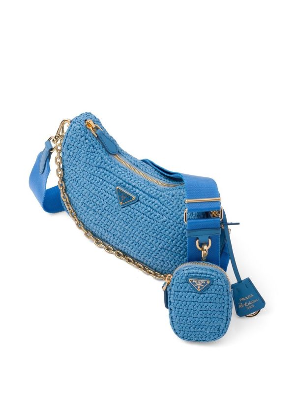 Prada Re-Edition 2005 crochet-knit shoulder bag - Image 4