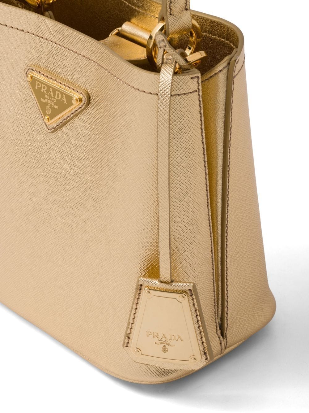 Prada mini Panier Saffiano leather tote bag - Image 4