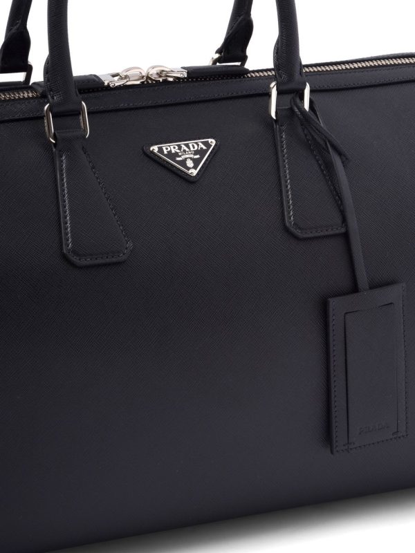 Prada Saffiano leather holdall - Image 4