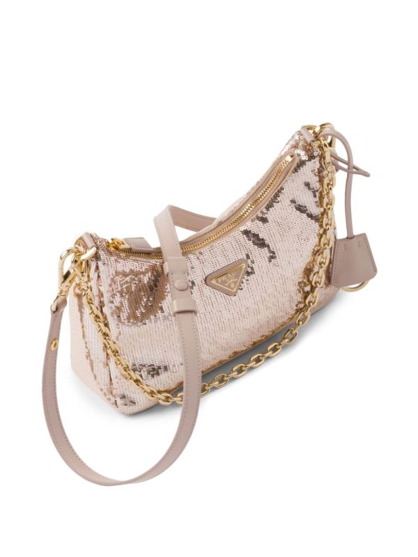 Prada Re-Nylon sequinned mini bag - Image 4