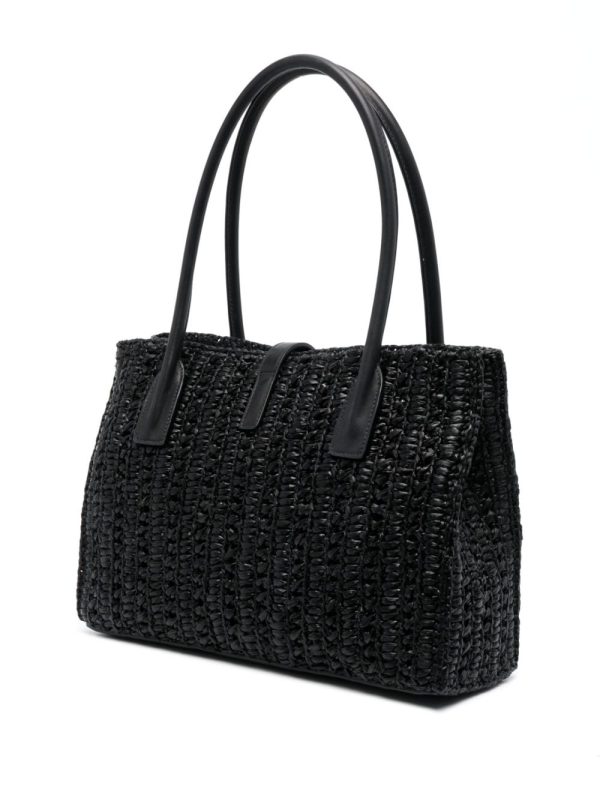 Saint Laurent Panier raffia tote bag - Image 4