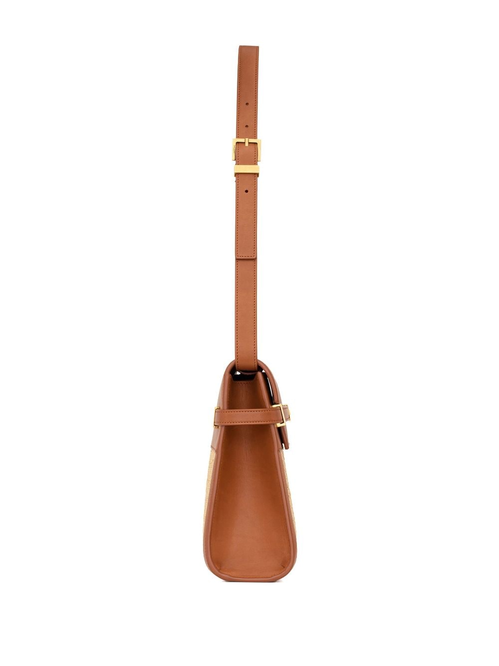 Saint Laurent Manhattan raffia shoulder bag - Image 4