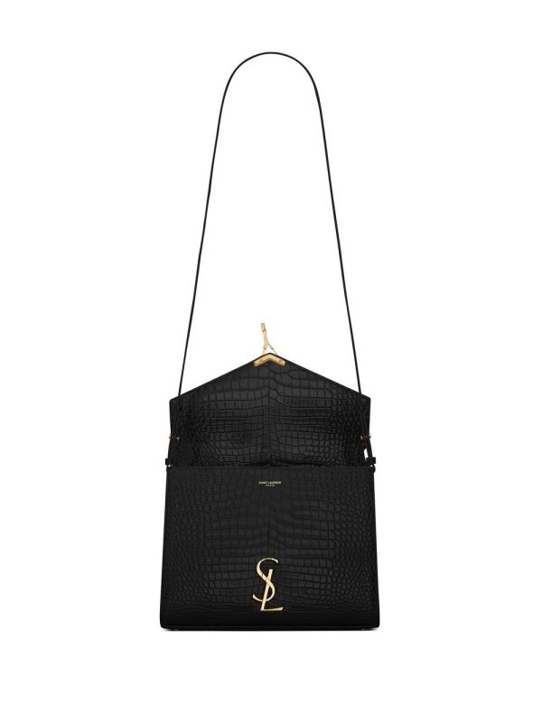 Saint Laurent Cassandra logo-plaque messenger-bag - Image 4