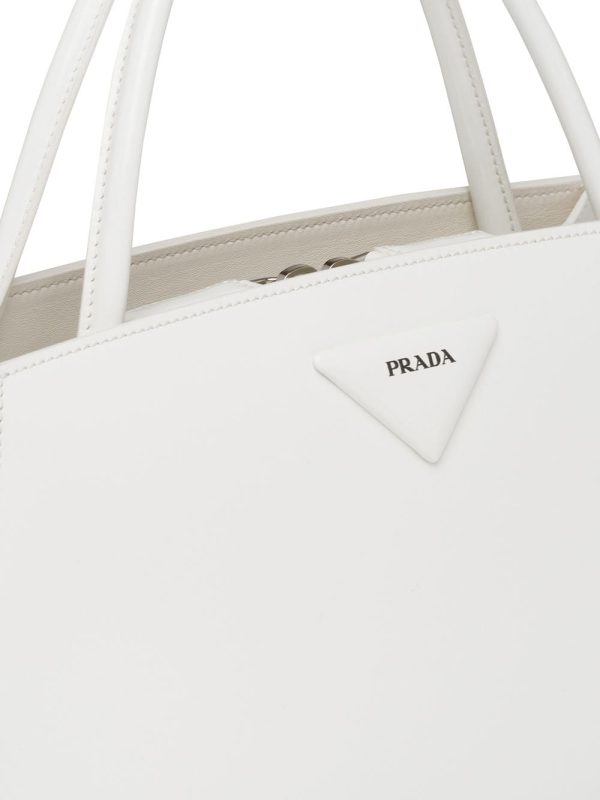 Prada trapeze logo plaque tote bag - Image 4