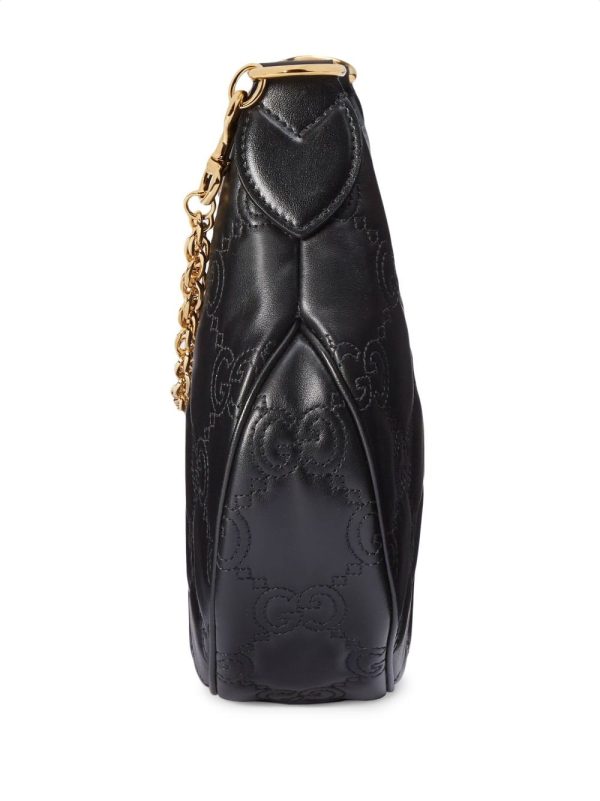 Gucci GG Matelassé half-moon shaped bag - Image 4