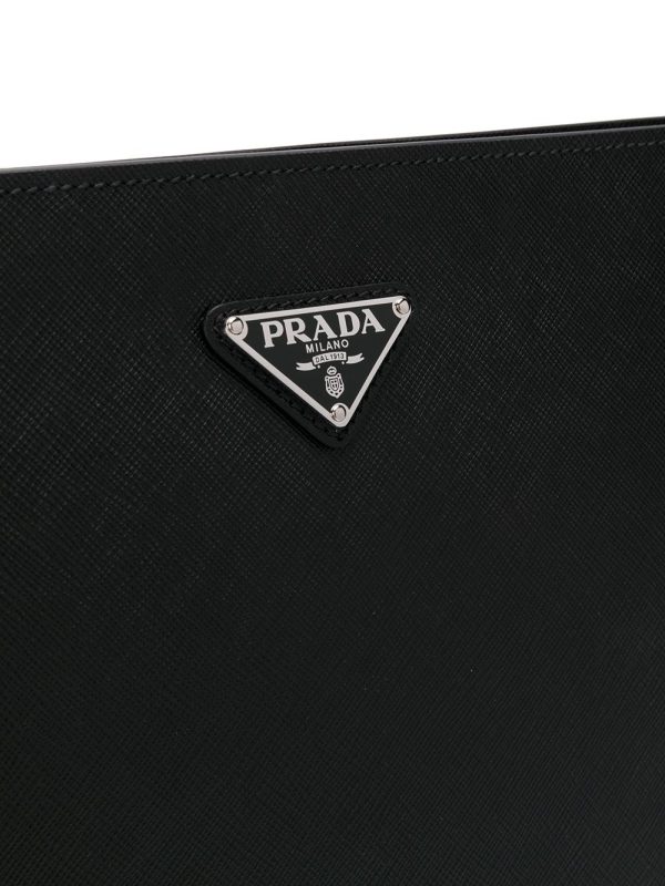 Prada logo clutch bag - Image 4